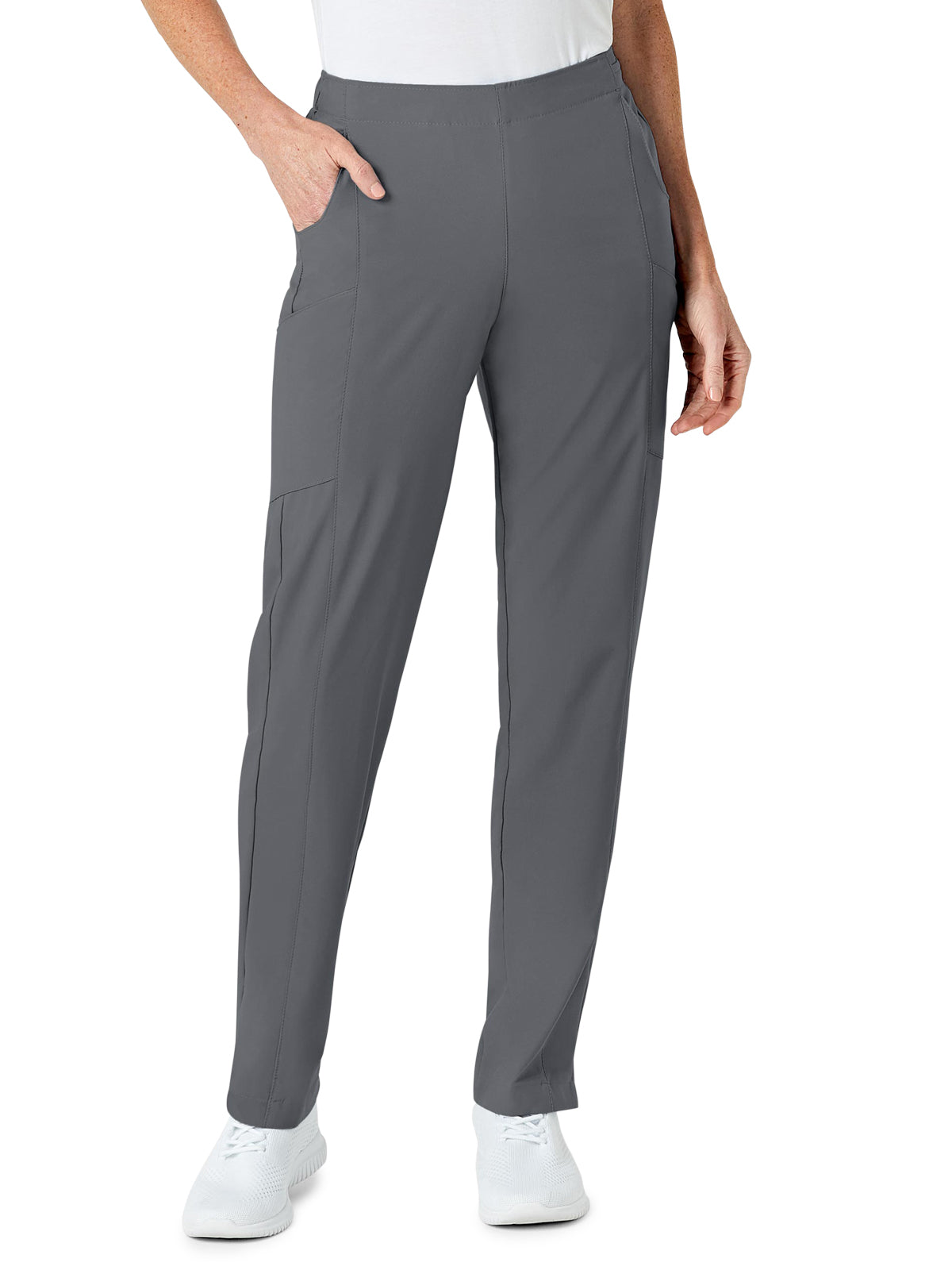 Women's Eight-Pocket Flat-Front Cargo Pant - 5155 - Pewter