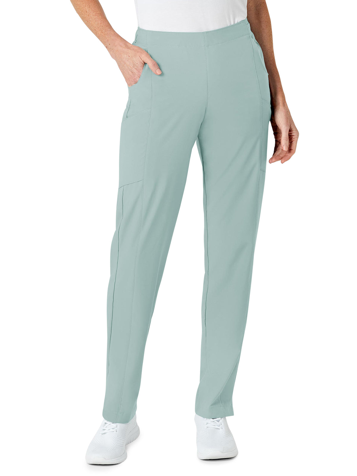 Women's Eight-Pocket Flat-Front Cargo Pant - 5155 - Sky Blue