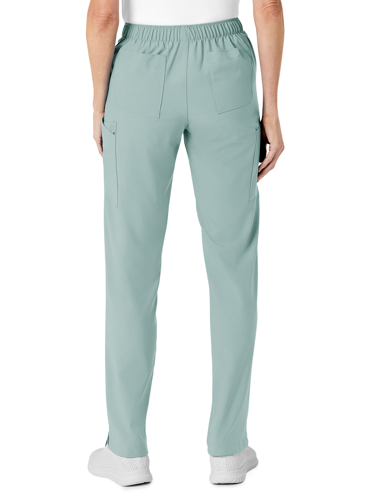 Women's Eight-Pocket Flat-Front Cargo Pant - 5155 - Sky Blue