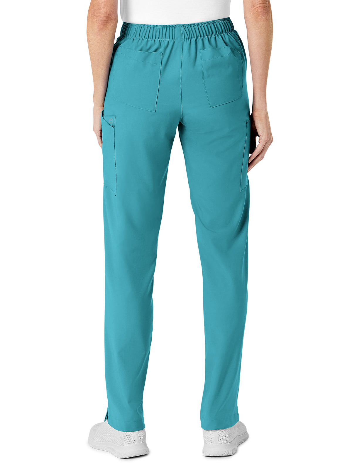 Women's Eight-Pocket Flat-Front Cargo Pant - 5155 - Teal