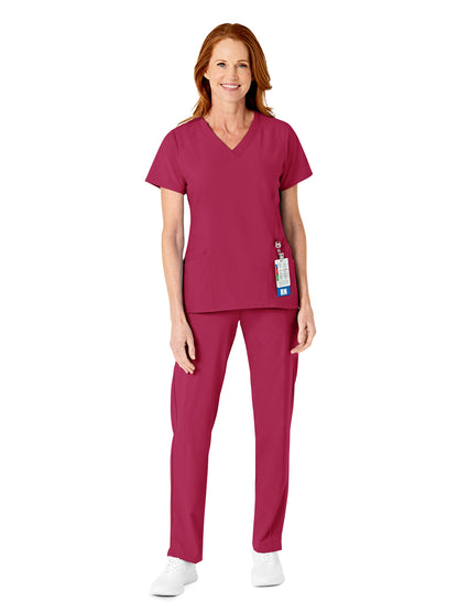 Women's Eight-Pocket Flat-Front Cargo Pant - 5155 - Viva Magenta