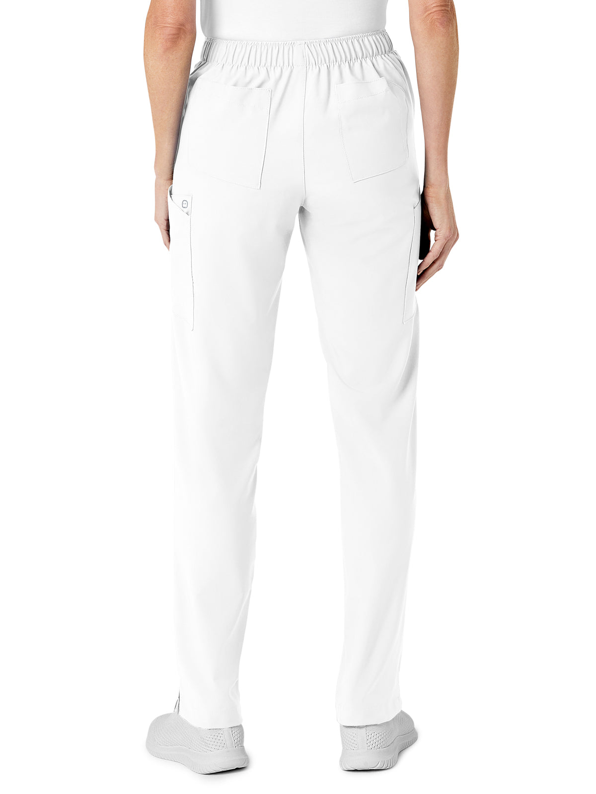 Women's Eight-Pocket Flat-Front Cargo Pant - 5155 - White