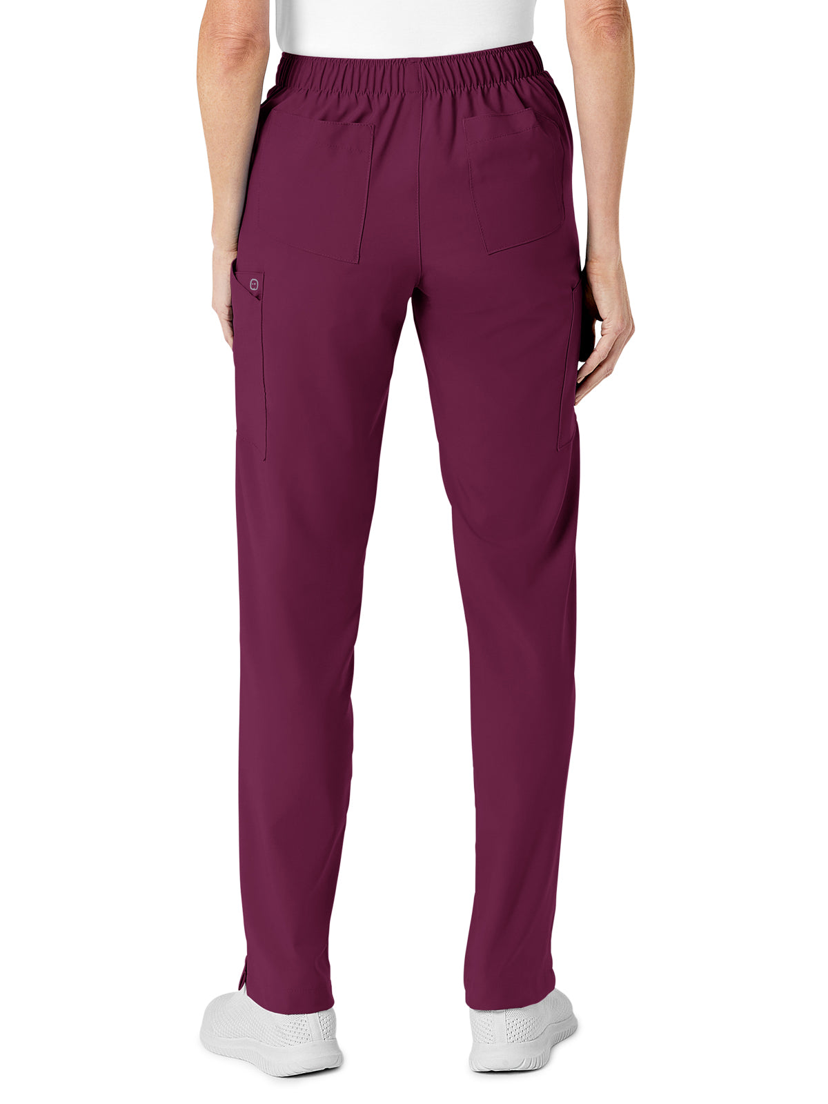 Women's Eight-Pocket Flat-Front Cargo Pant - 5155 - Wine