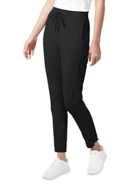 Women's Five Pocket Pulse High Rise Tapered Scrub Pant - 5170 - Black