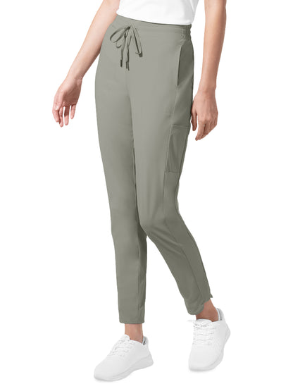 Women's Five Pocket Pulse High Rise Tapered Scrub Pant - 5170 - Cool Gray