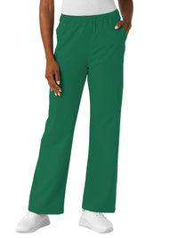 Women's Seven-Pocket Straight Leg Cargo Scrub Pant - 5180 - Hunter