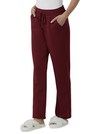 Women's Two-Pocket Wide Leg Pant - 5189 - Burgundy