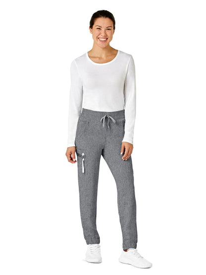 Women's Seven-Pocket Jogger Pant - 5234 - Grey Heather