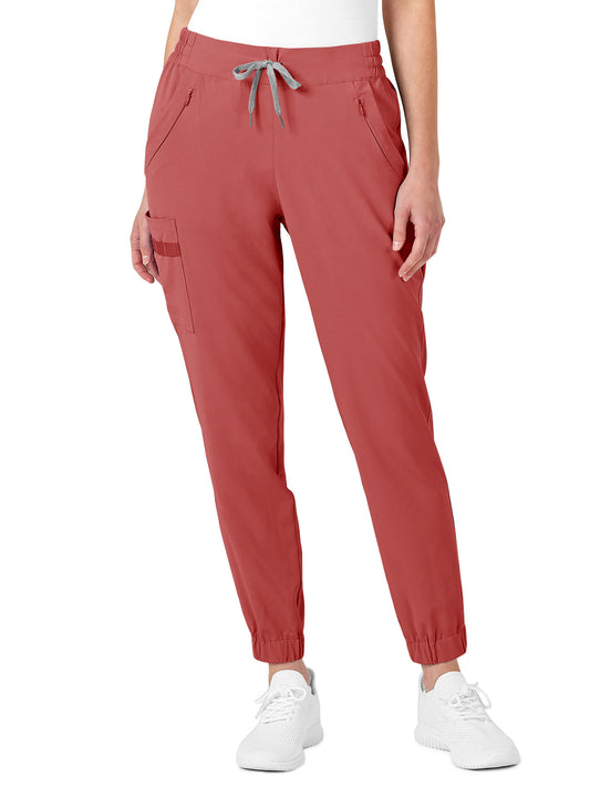 Women's Seven-Pocket Jogger Pant - 5234 - Mineral Red