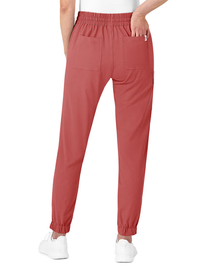 Women's Seven-Pocket Jogger Pant - 5234 - Mineral Red