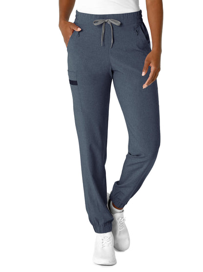 Women's Seven-Pocket Jogger Pant - 5234 - Navy Heather