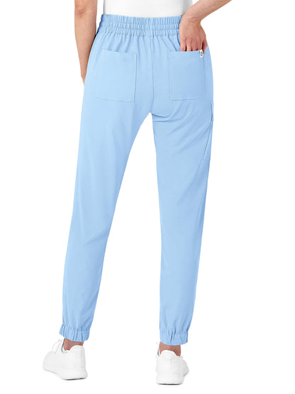 Women's Seven-Pocket Jogger Pant - 5234 - Powder Blue