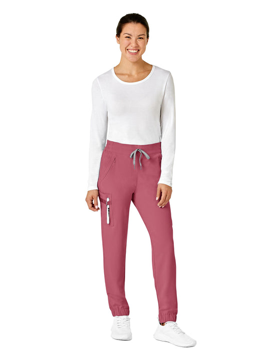 Women's Seven-Pocket Jogger Pant - 5234 - Rosebud