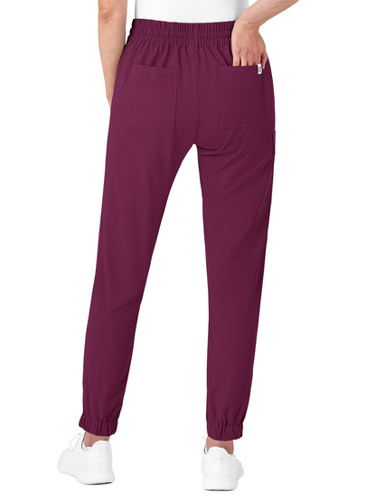 Women's Seven-Pocket Jogger Pant - 5234 - Wine