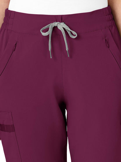 Women's Seven-Pocket Jogger Pant - 5234 - Wine