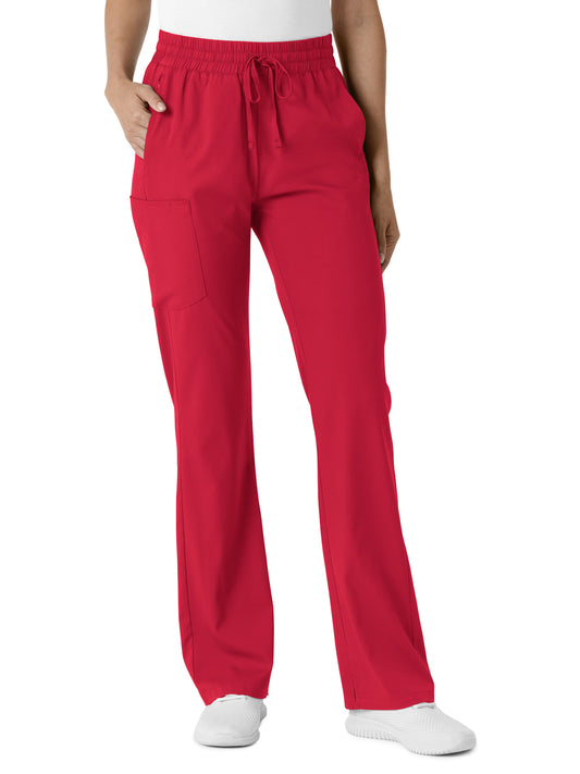 Women's 6-Pocket Bootcut Pant - 5251 - Red