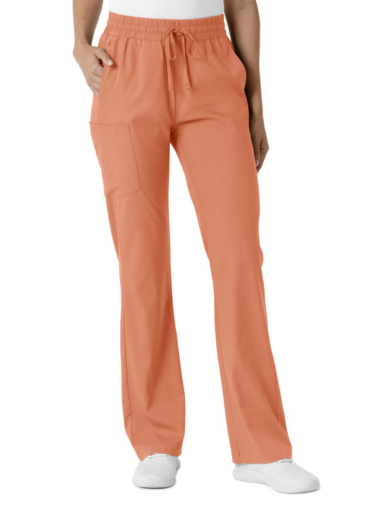 Women's 6-Pocket Bootcut Pant - 5251 - Terra Cotta