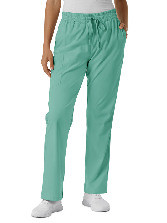 Women's 6-Pocket Bootcut Pant - 5251 - Turquoise