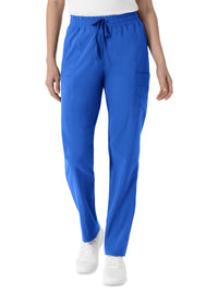 Women's Five-Pocket High Waist Tapered Scrub Pant - 5254 - Royal
