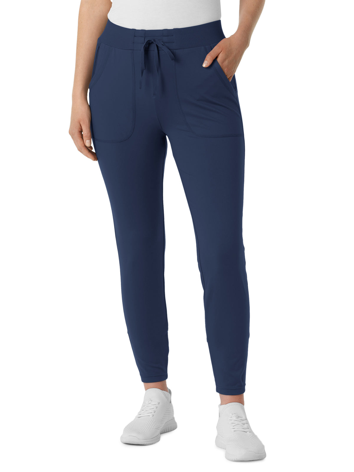 Women's Five-Pocket Athletic Track Scrub Pant - 5259 - Navy