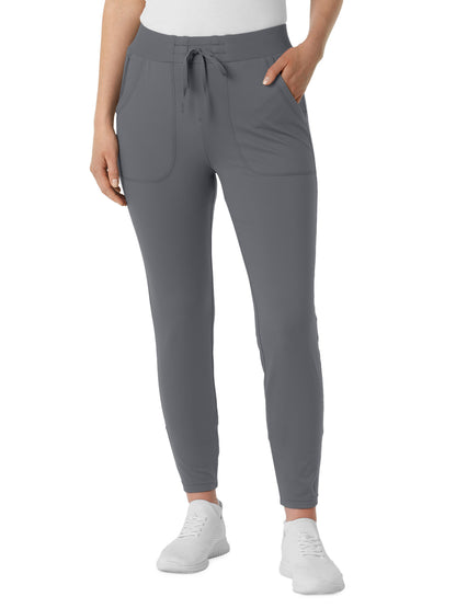 Women's Five-Pocket Athletic Track Scrub Pant - 5259 - Pewter