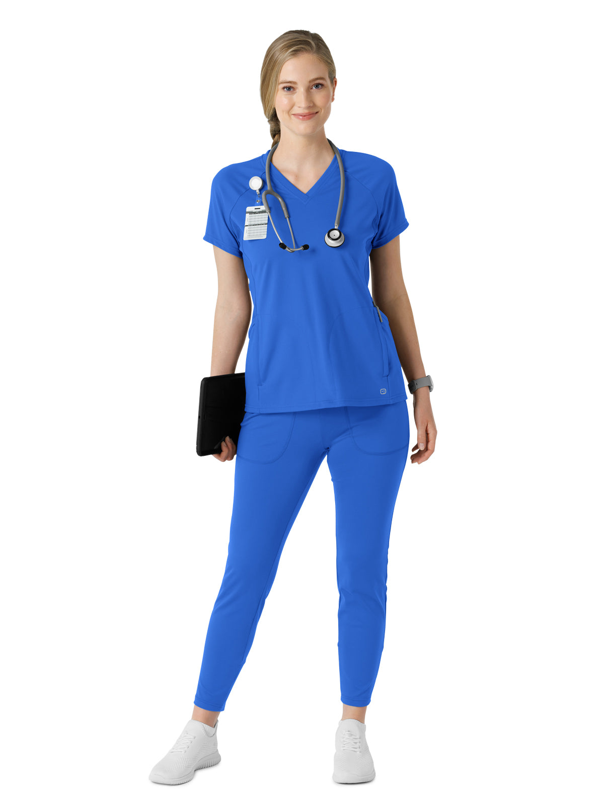 Women's Five-Pocket Athletic Track Scrub Pant - 5259 - Royal