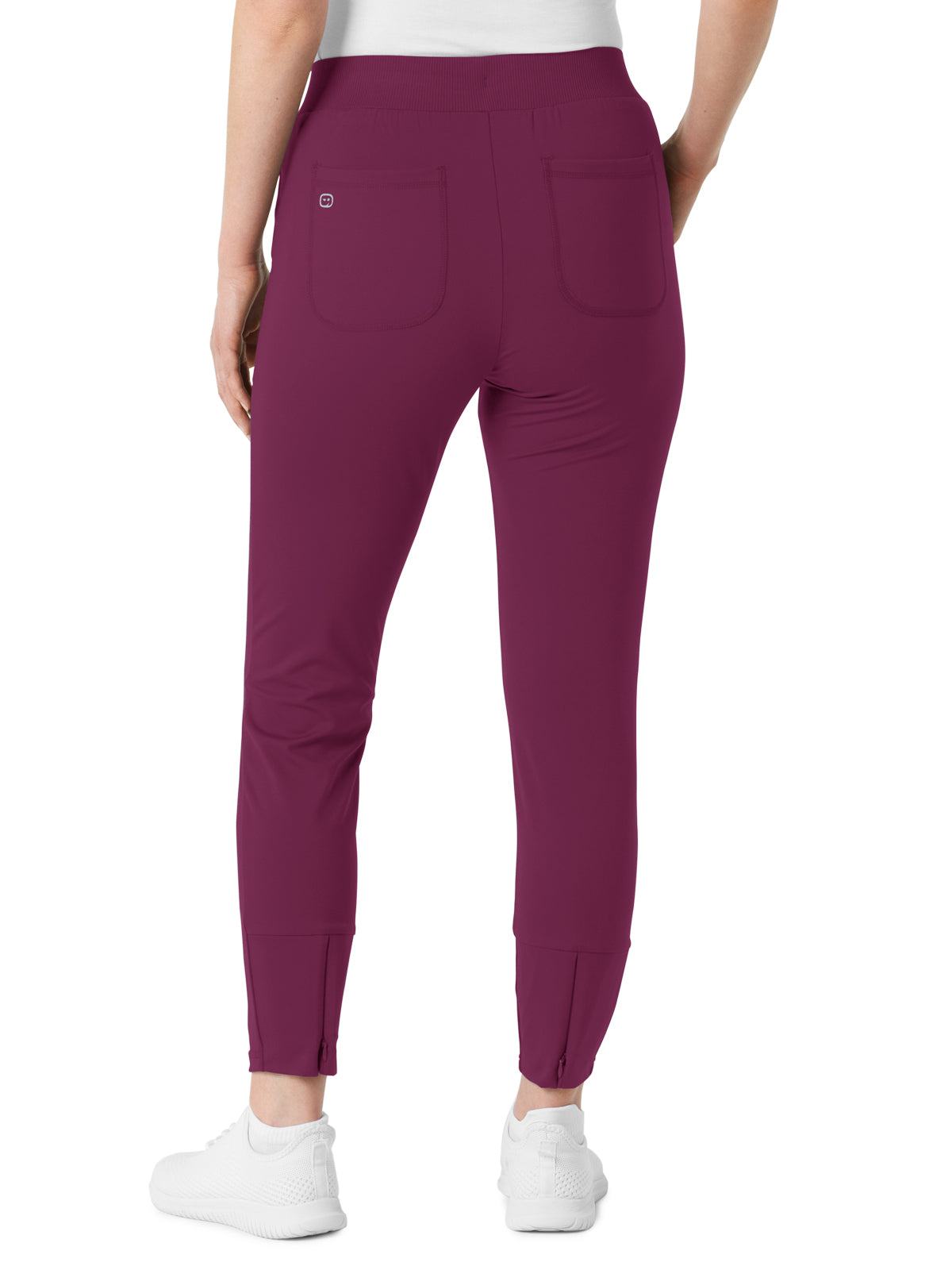 Women's Five-Pocket Athletic Track Scrub Pant - 5259 - Wine