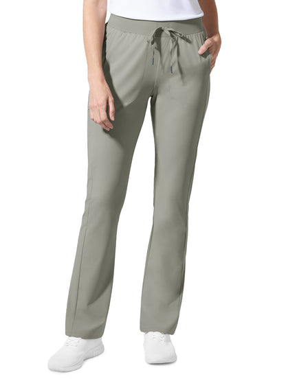 Women's Five-Pocket Mid Rise Align Bootcut Scrub Pant - 5270 - Cool Gray