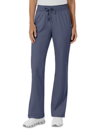 Women's Five-Pocket Mid Rise Align Bootcut Scrub Pant - 5270 - Slate Blue