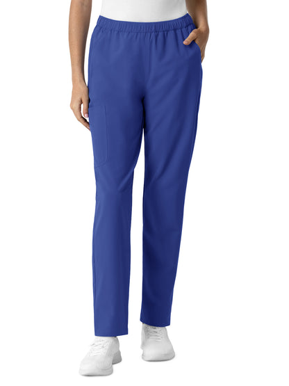 Women's Six-Pocket Slim Leg Scrub Pant - 5280 - Galaxy Blue