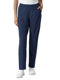 Women's Six-Pocket Slim Leg Scrub Pant - 5280 - Navy