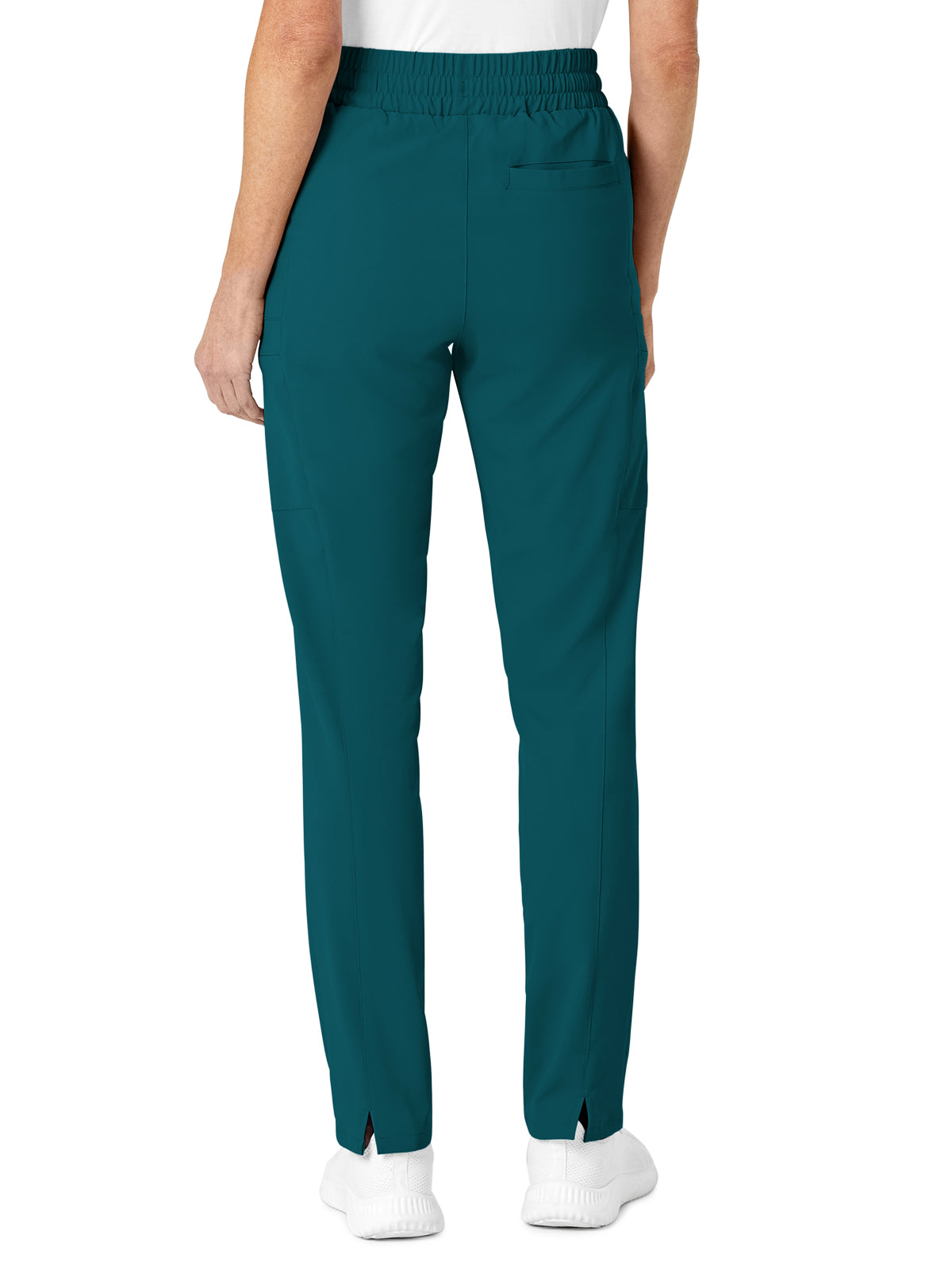 Women's Five-Pocket High Waist Slim Cargo Pant - 5334 - Caribbean