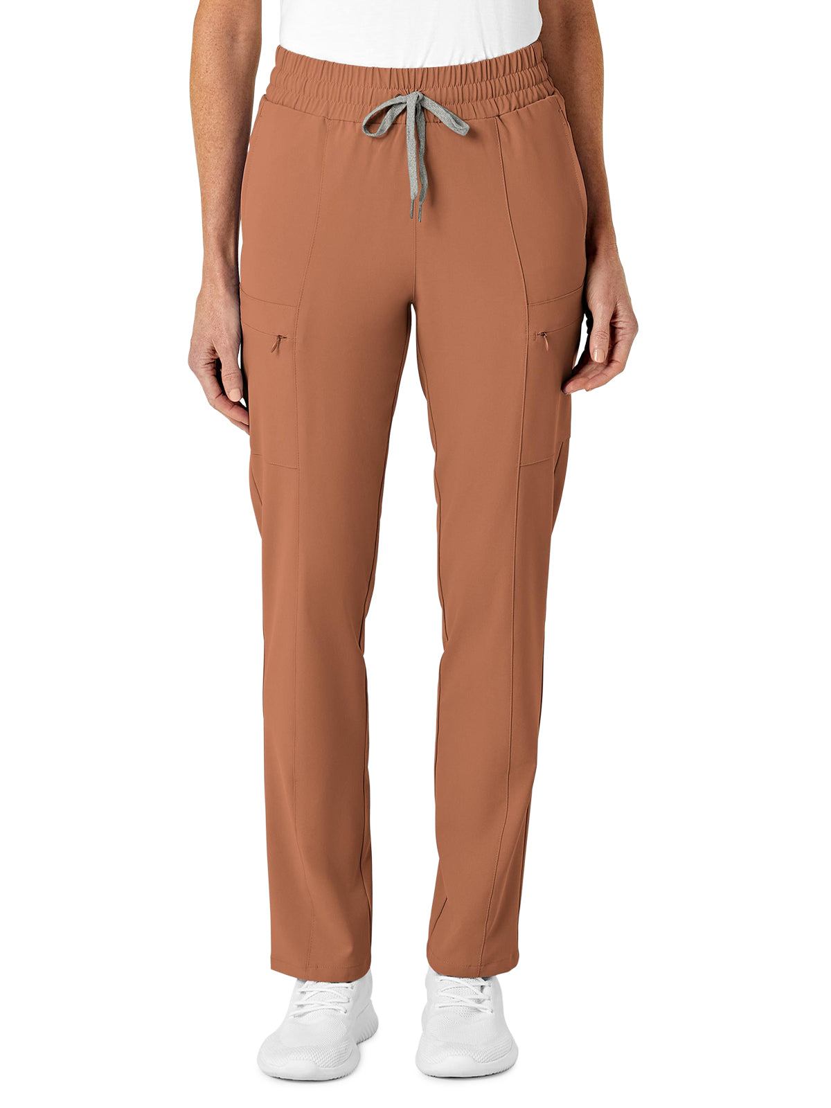 Women's Five-Pocket High Waist Slim Cargo Pant - 5334 - Clay