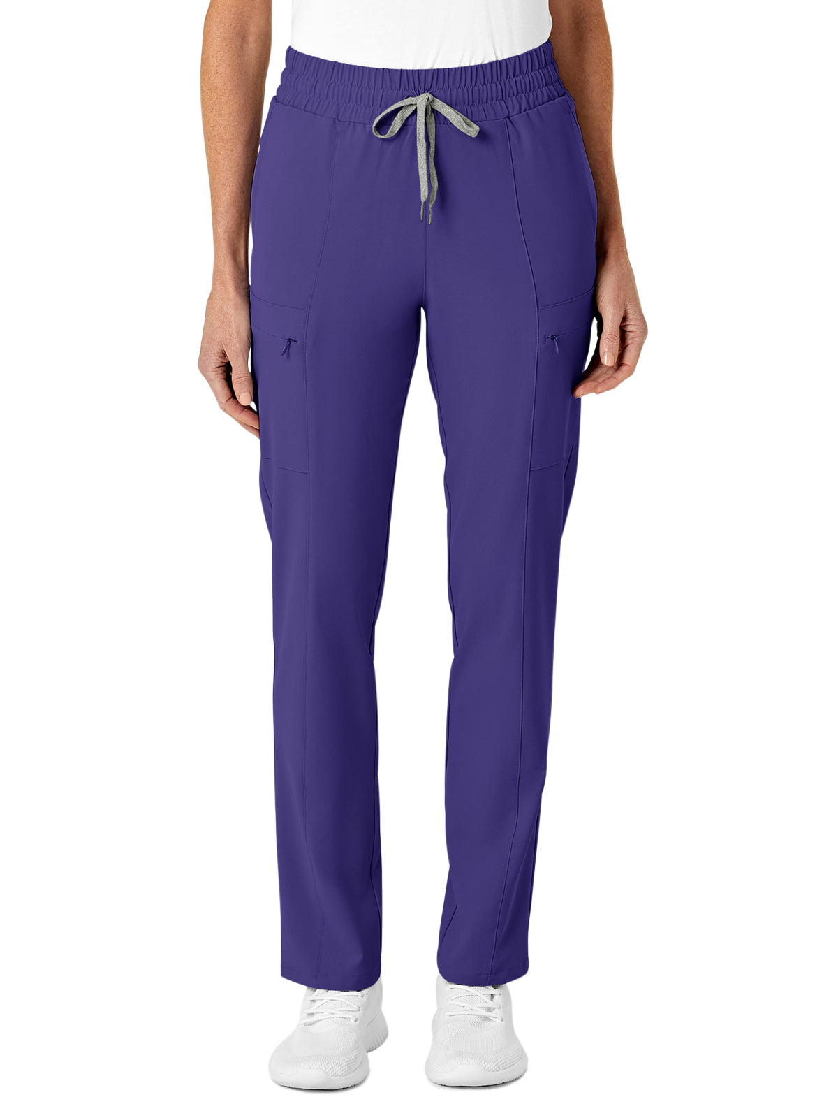 Women's Five-Pocket High Waist Slim Cargo Pant - 5334 - Grape