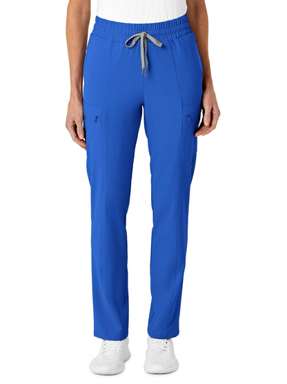 Women's Five-Pocket High Waist Slim Cargo Pant - 5334 - Royal