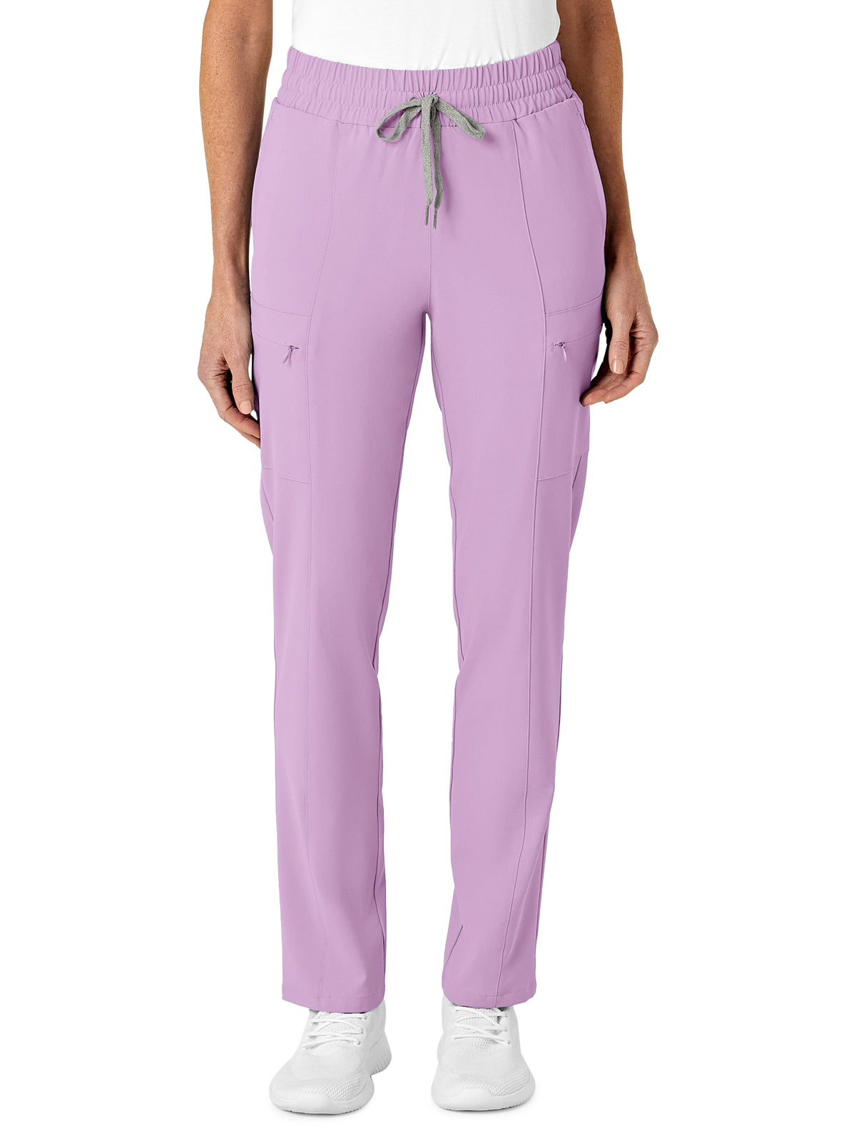 Women's Five-Pocket High Waist Slim Cargo Pant - 5334 - Violet Tulle