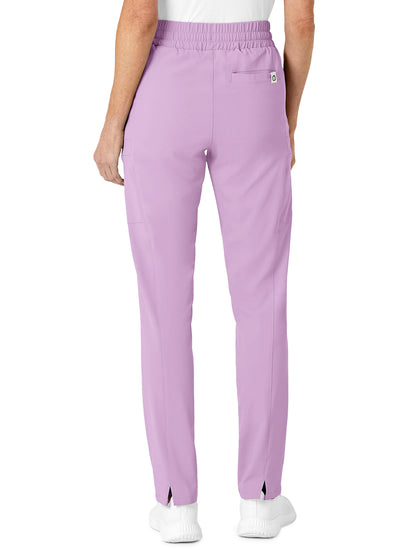 Women's Five-Pocket High Waist Slim Cargo Pant - 5334 - Violet Tulle