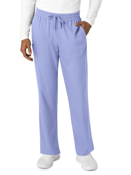 Men's Multi Pocket Straight Leg Pant - 5351 - Ceil Blue