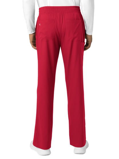 Men's Six-Pocket Straight Leg Pant - 5351 - Red