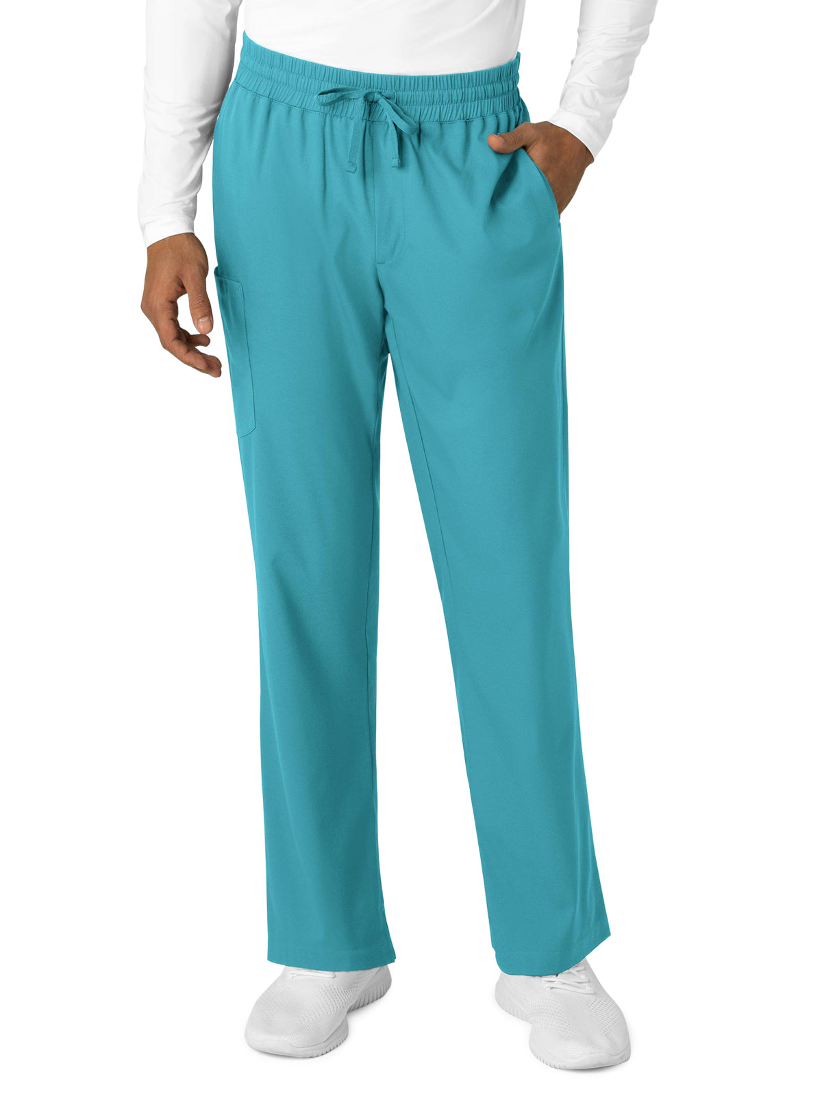 Men's Six-Pocket Straight Leg Pant - 5351 - Teal