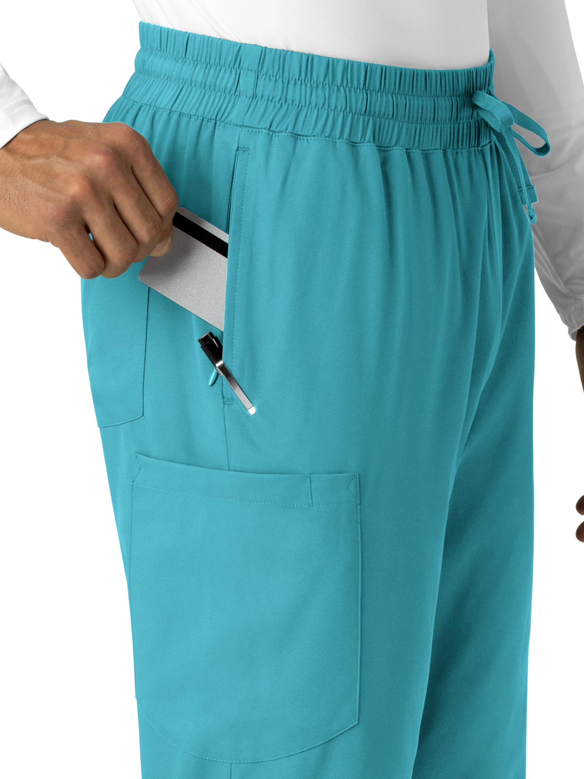 Men's Six-Pocket Straight Leg Pant - 5351 - Teal