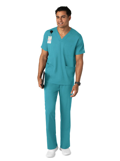 Men's Six-Pocket Straight Leg Pant - 5351 - Teal