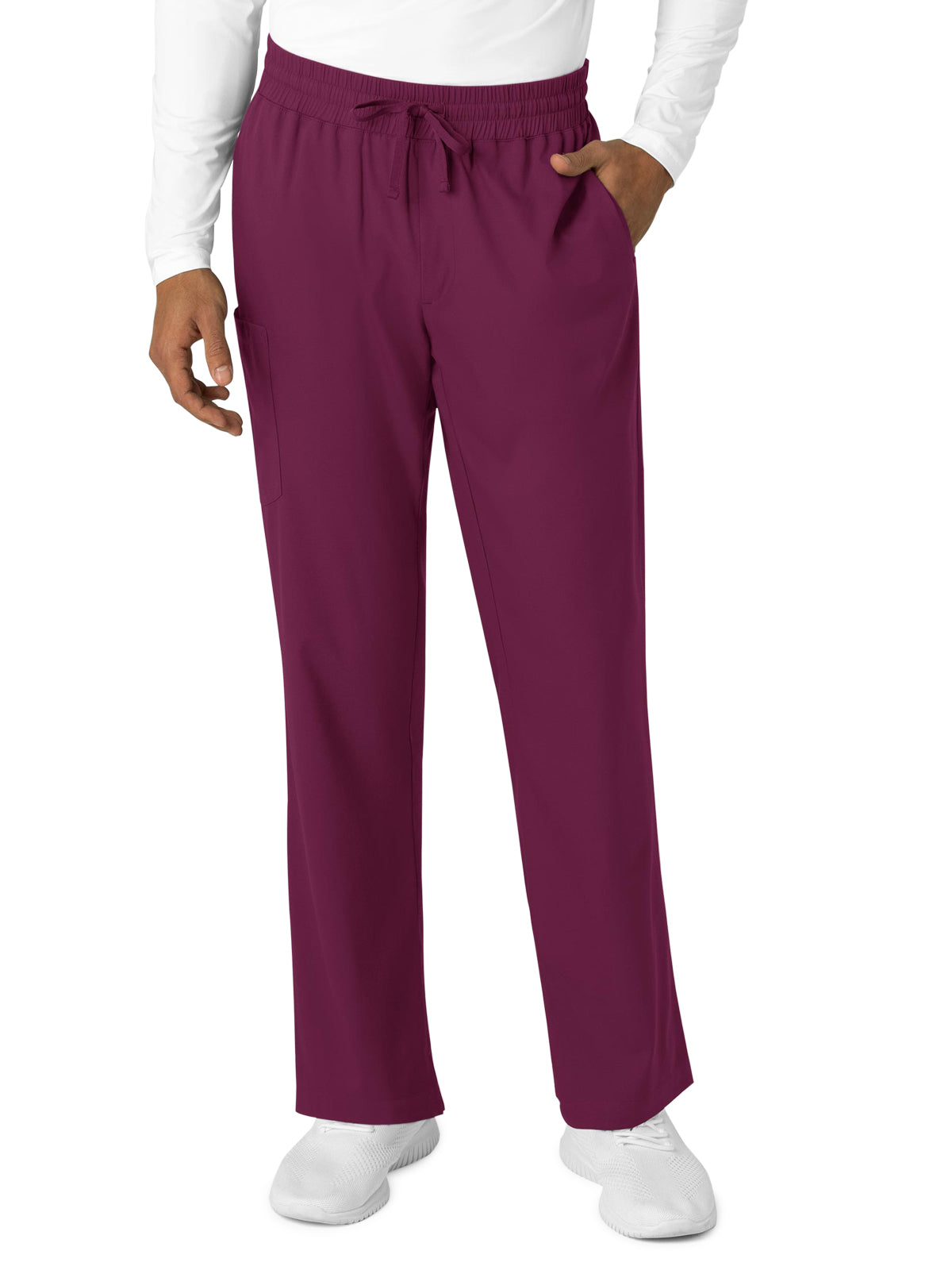 Men's Six-Pocket Straight Leg Pant - 5351 - Wine