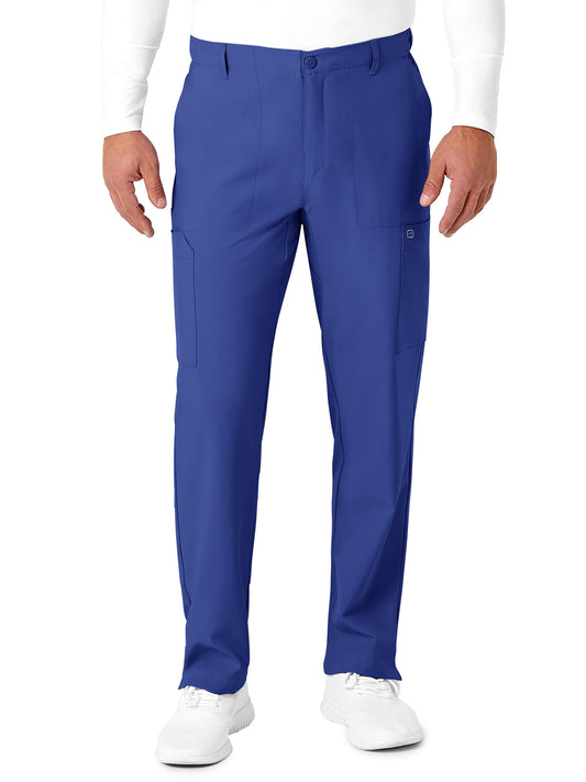 Men's Nine-Pocket Flat Front Cargo Pant - 5355 - Galaxy Blue