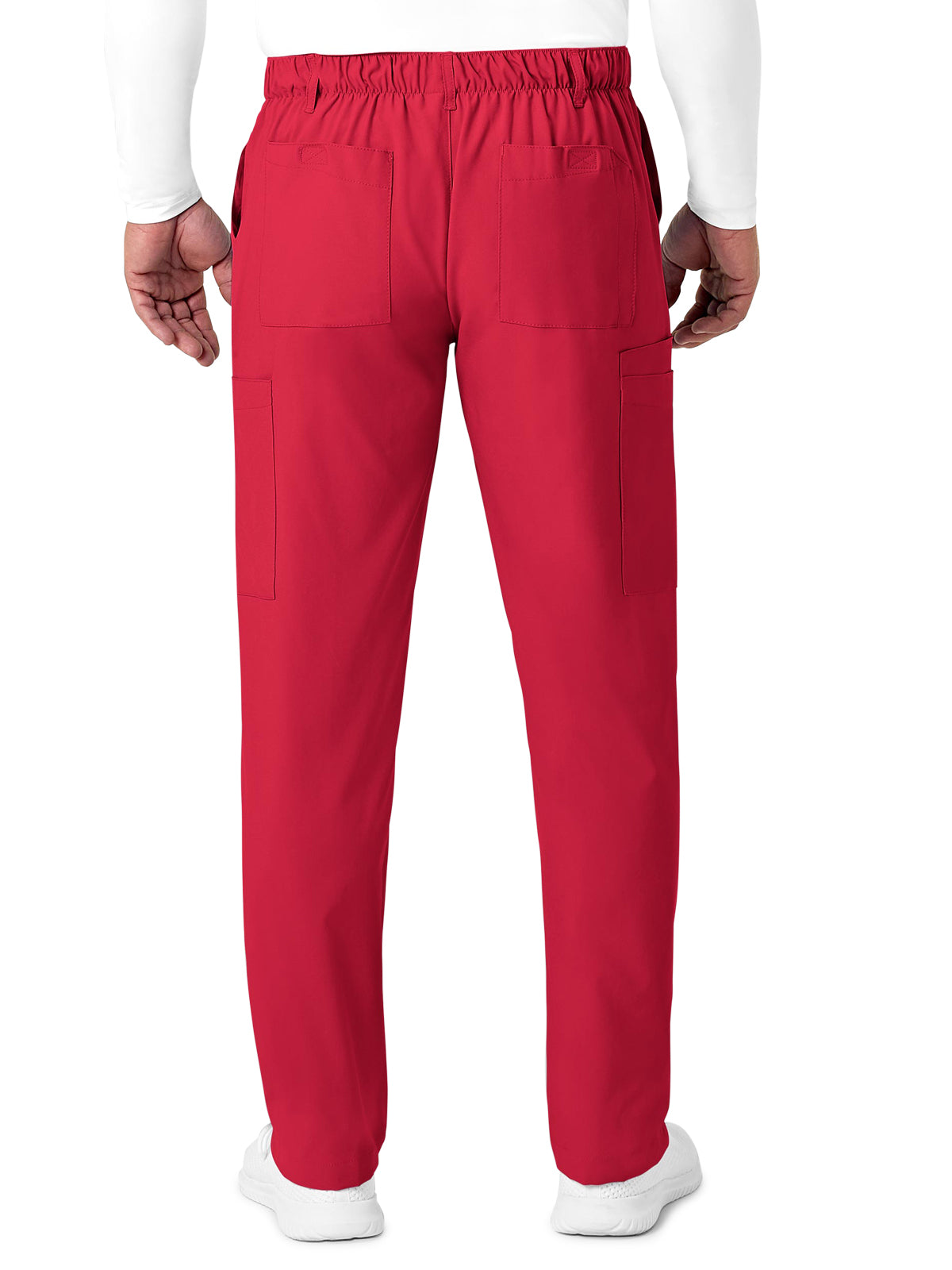 Men's Nine-Pocket Flat Front Cargo Pant - 5355 - Red