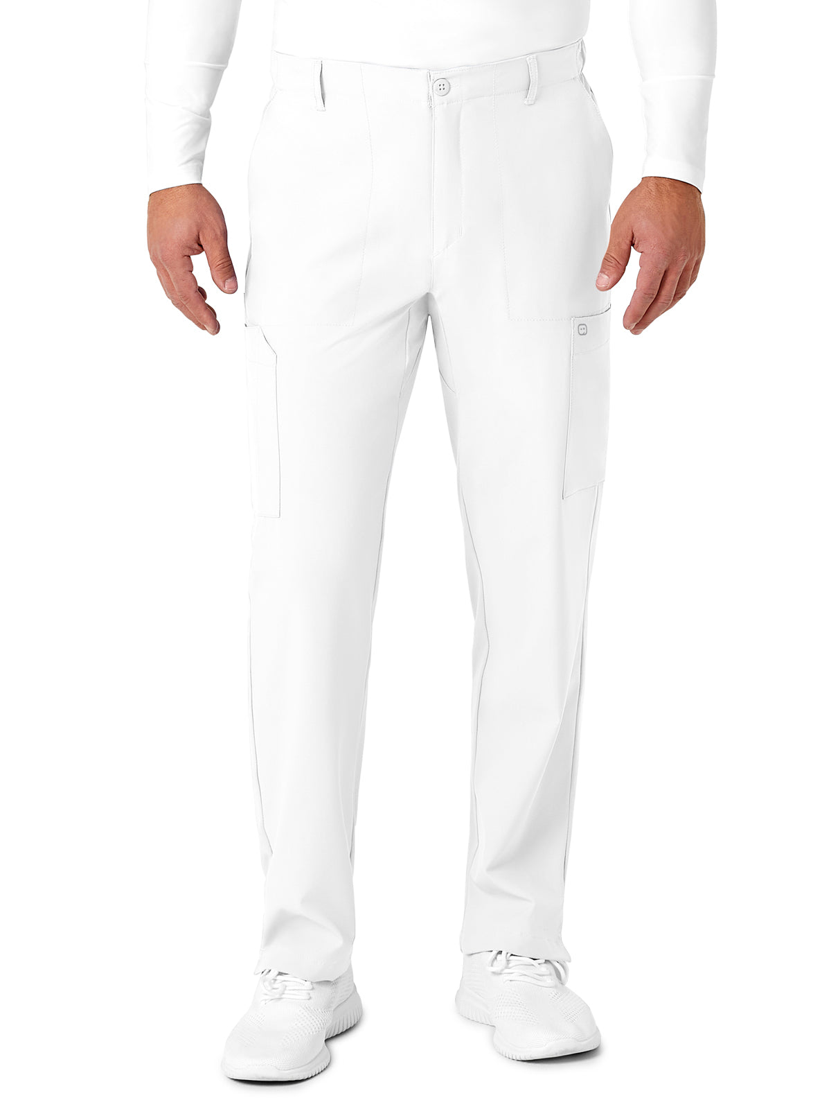 Men's Nine-Pocket Flat Front Cargo Pant - 5355 - White