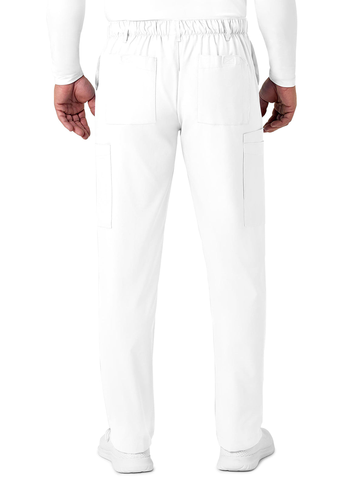 Men's Nine-Pocket Flat Front Cargo Pant - 5355 - White