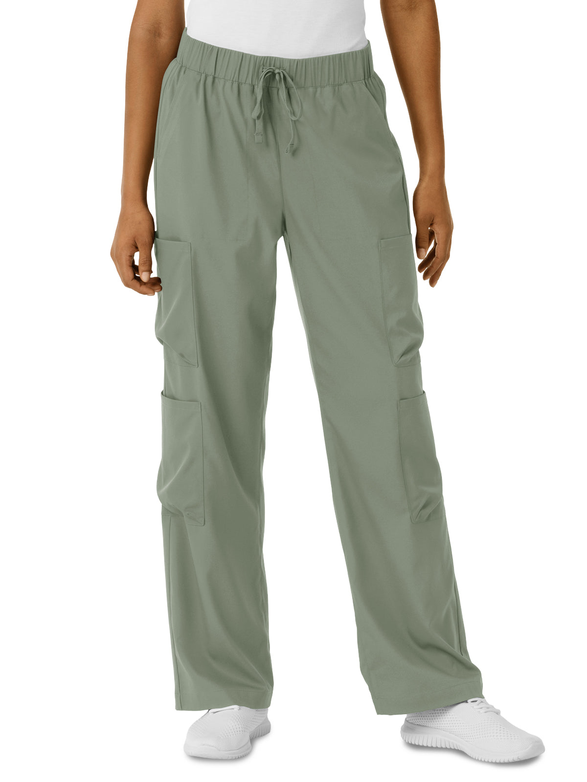Women's Classic Wide Leg Cargo Scrub Pant - 5451 - Sage