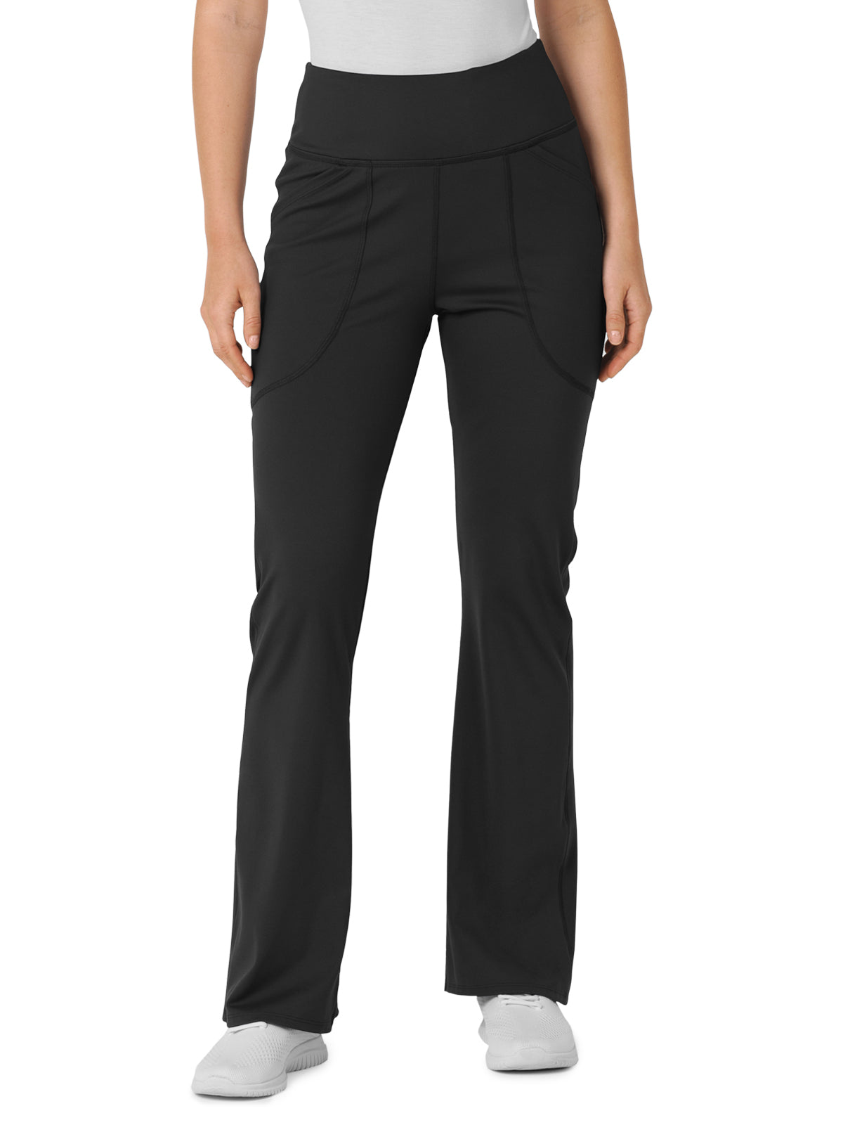 Women's Five-Pocket Yoga Scrub Pant - 5459 - Black