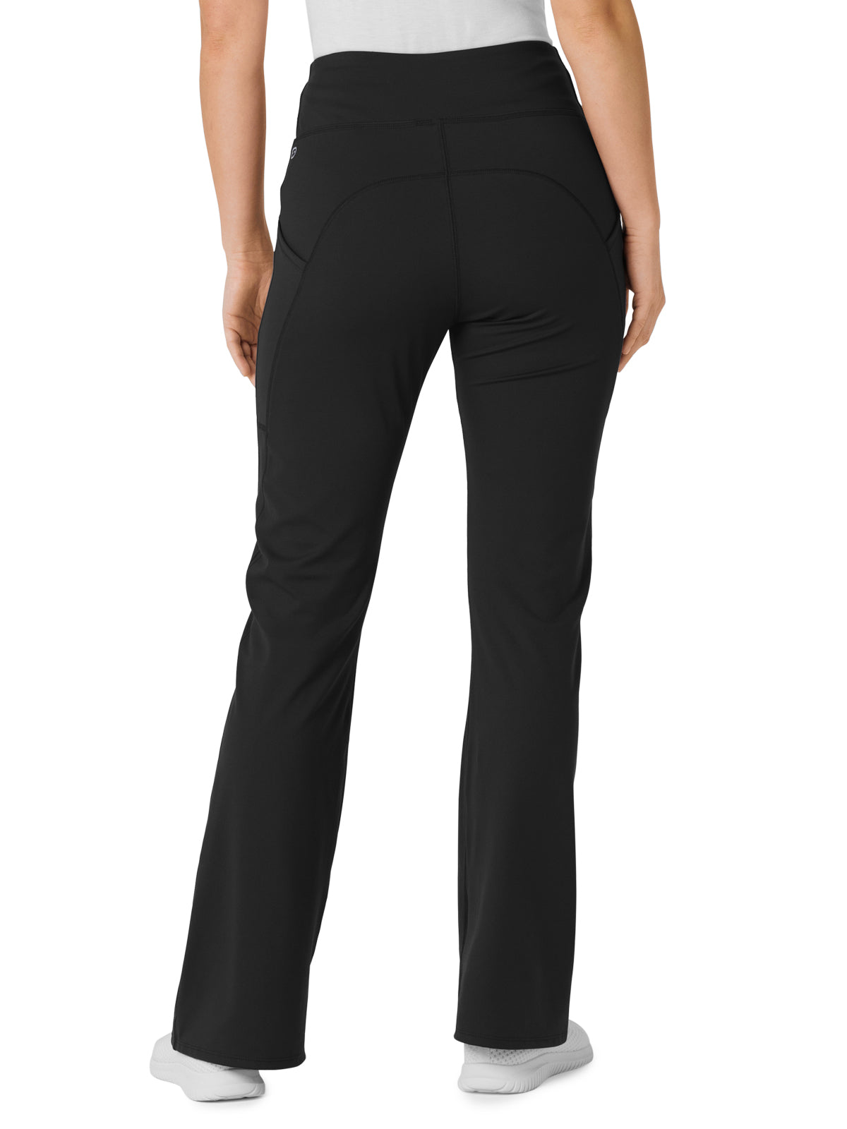 Women's Five-Pocket Yoga Scrub Pant - 5459 - Black